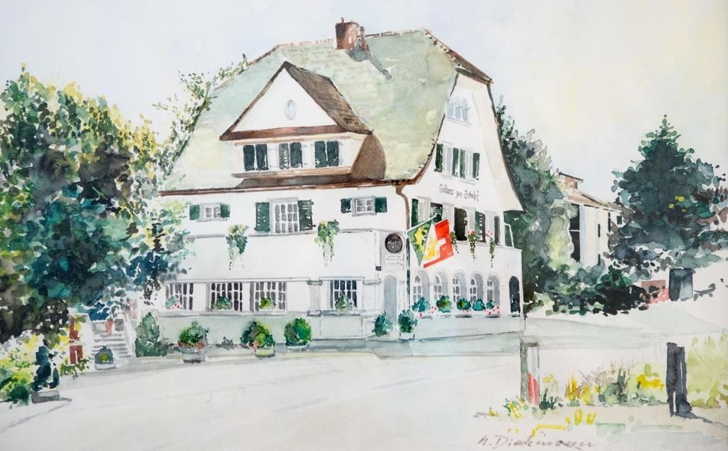 Gasthaus Zum Bahnhof Berg Exterior foto